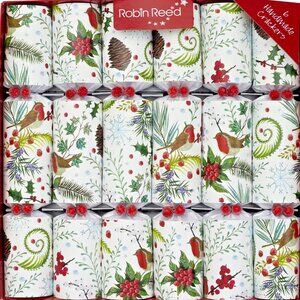 Robin Reed Festive Foliage Christmas Crackers 6pc 12" Party Favor 61926PICCADILY